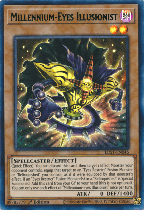 Millennium-Eyes Illusionist (Green) [LDS1-EN045] Ultra Rare - POKÉ JEUX