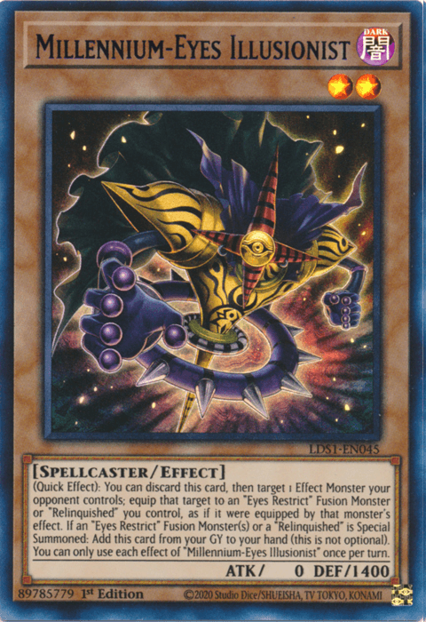 Millennium-Eyes Illusionist (Purple) [LDS1-EN045] Ultra Rare - POKÉ JEUX
