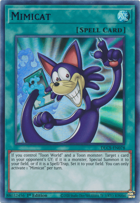 Mimicat (Blue) [DLCS-EN078] Ultra Rare - POKÉ JEUX