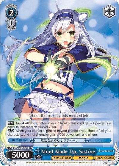 Mind Made Up, Sistine (Fra/W65-TE18 TD) [Fujimi Fantasia Bunko] - POKÉ JEUX