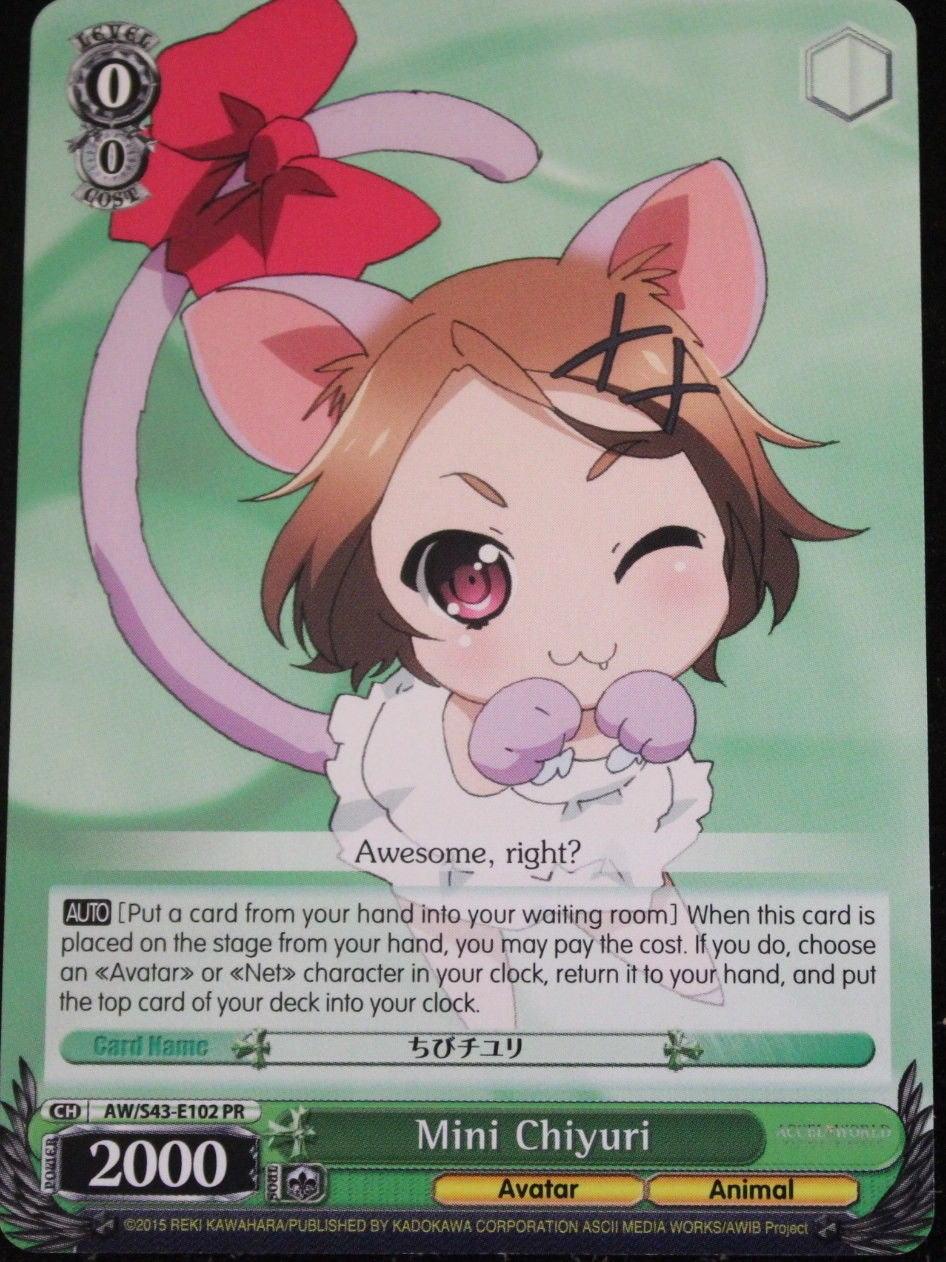 Mini Chiyuri (AW/S43-E102 PR) (Promo) [Accel World -Infinite Burst-] - POKÉ JEUX