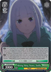 Mining Shiny Stones, Emilia (RZ/SE35-E18 U) [Re:ZERO: The Frozen Bond] - POKÉ JEUX