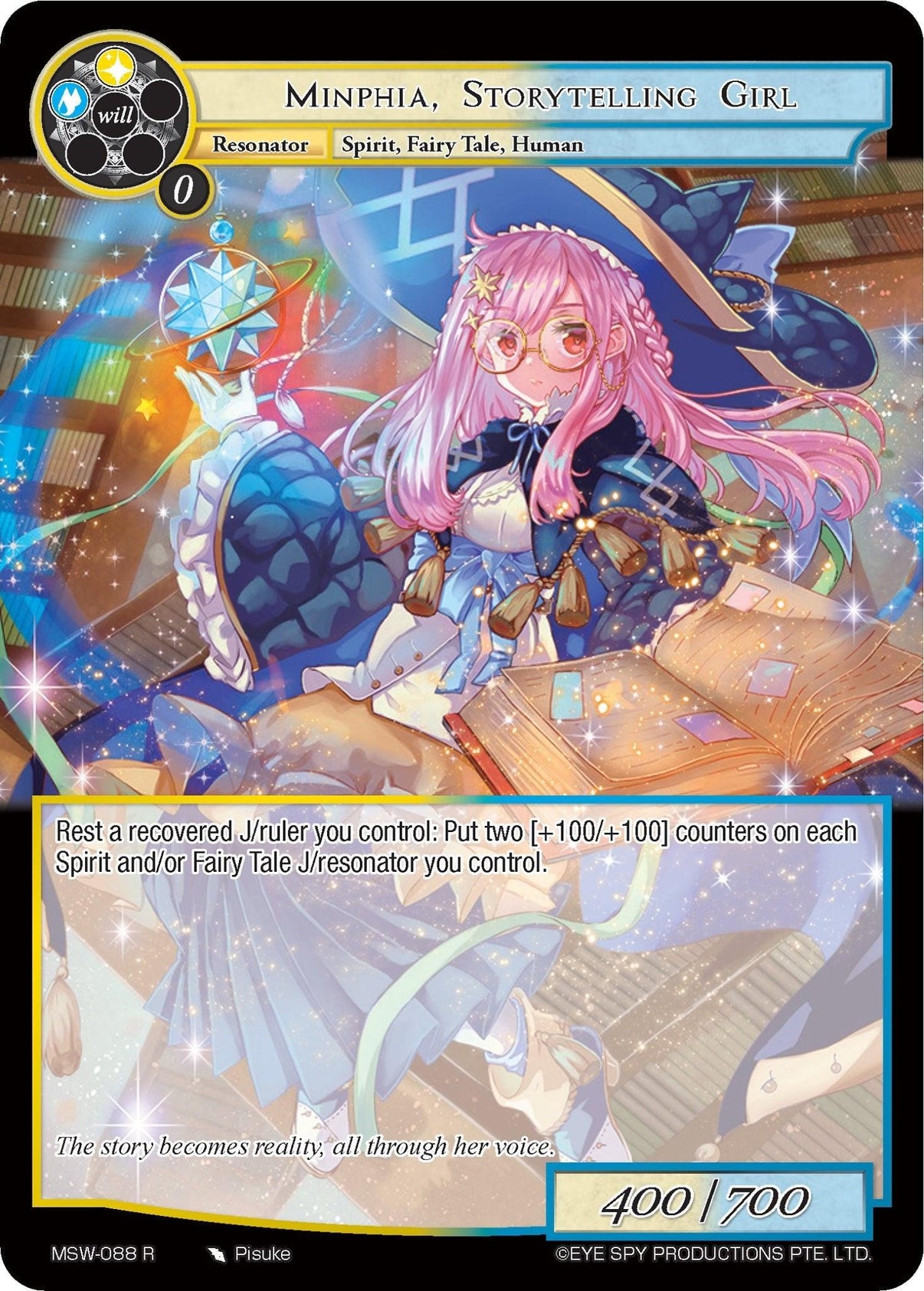 Minphia, Storytelling Girl (MSW-088) [The Magic Stone War - Zero] - POKÉ JEUX
