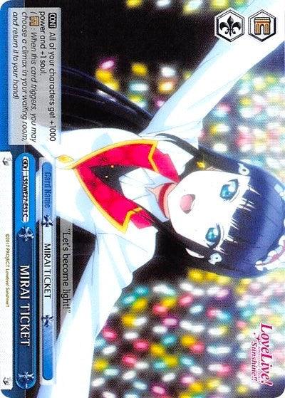 MIRAI TICKET (LSS/WE27-E53 C) (Blue) [Love Live! Sunshine!! Extra Booster] - POKÉ JEUX