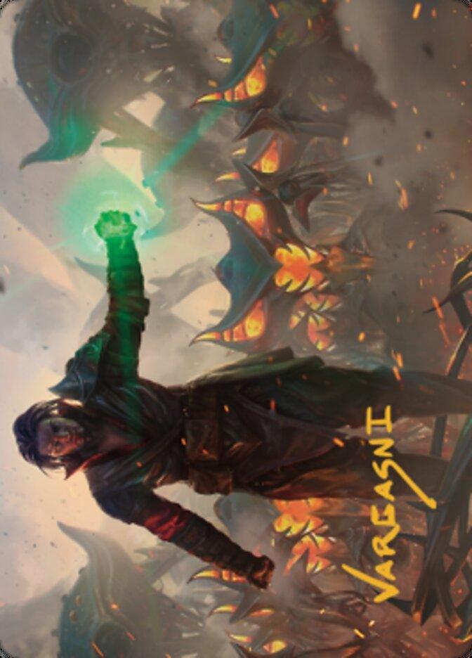 Mishra, Eminent One Art Card (Gold-Stamped Signature) [The Brothers' War Art Series] - POKÉ JEUX