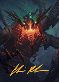 Mishra, Lost to Phyrexia Art Card (Gold-Stamped Signature) [The Brothers' War Art Series] - POKÉ JEUX