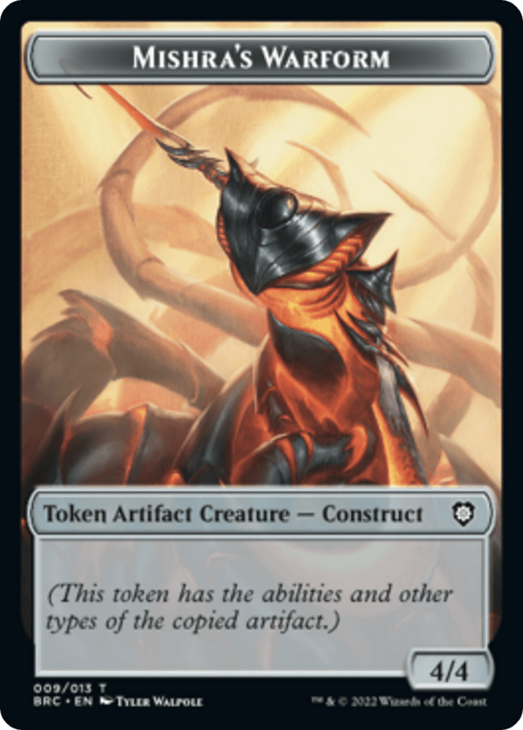 Mishra's Warform // Inkling Double-Sided Token [The Brothers' War Commander Tokens] - POKÉ JEUX