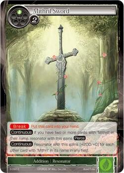 Mithril Sword (3-090) [The Shaft of Light of Valhalla] - POKÉ JEUX