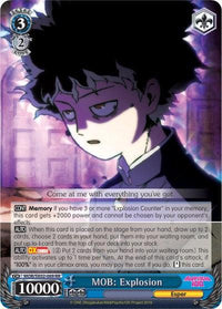 MOB: Explosion (MOB/SX02-069 RR) [Mob Psycho 100] - POKÉ JEUX