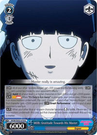 MOB: Gratitude Towards His Master (MOB/SX02-079 R) [Mob Psycho 100] - POKÉ JEUX