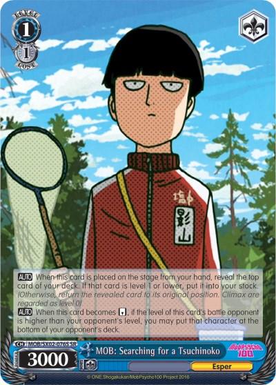 MOB: Searching for a Tsuchinoko (MOB/SX02-076S SR) [Mob Psycho 100] - POKÉ JEUX