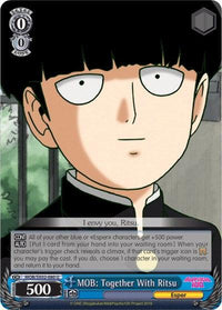 MOB: Together With Ritsu (MOB/SX02-080 U) [Mob Psycho 100] - POKÉ JEUX