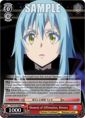 Moment of Affirmation, Rimuru [That Time I Got Reincarnated as a Slime Vol.3] - POKÉ JEUX