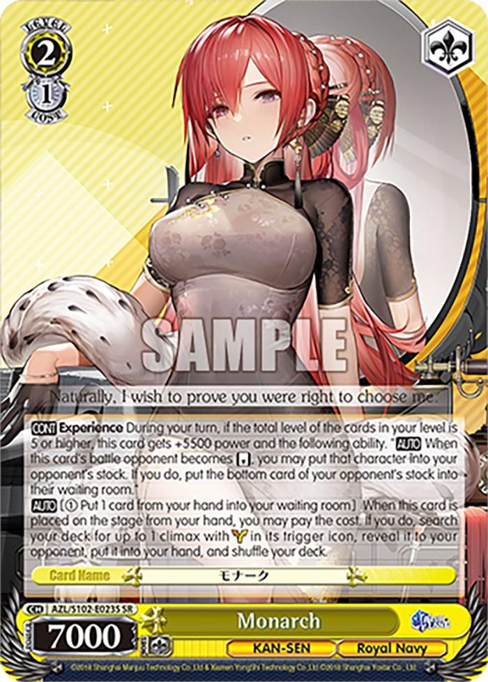 Monarch (AZL/S102-E023S SR) [Azur Lane] - POKÉ JEUX