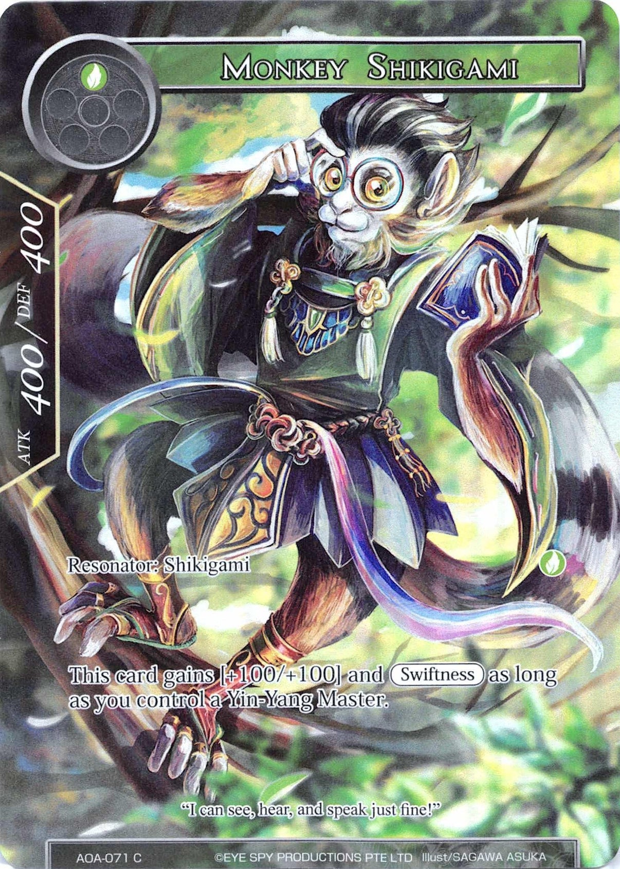 Monkey Shikigami (Full Art) (AOA-071) [Awakening of the Ancients] - POKÉ JEUX