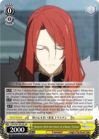 Monster With the Heart of a Beast, Tristan (FGO/S87-E010S SR) [Fate/Grand Order THE MOVIE Divine Realm of the Round Table: Camelot] - POKÉ JEUX