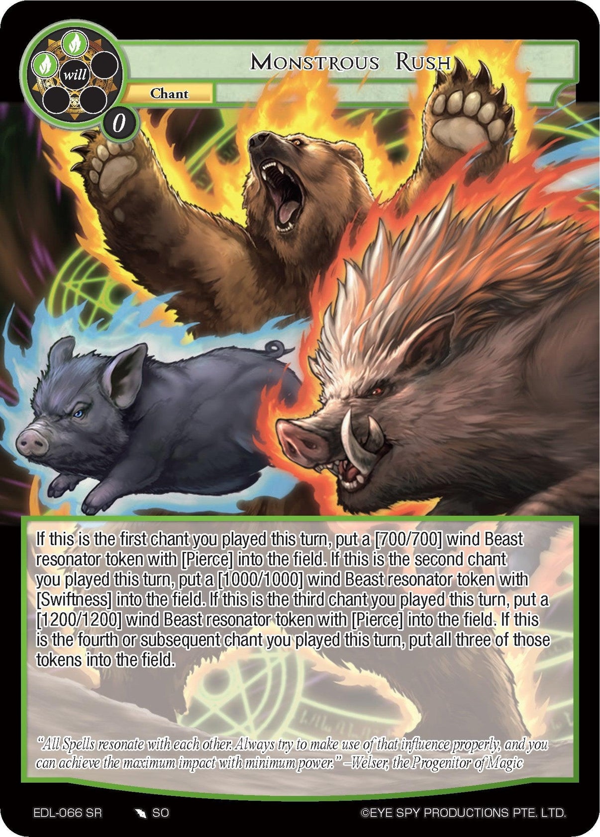 Monstrous Rush (EDL-066) [The Epic of the Dragon Lord] - POKÉ JEUX