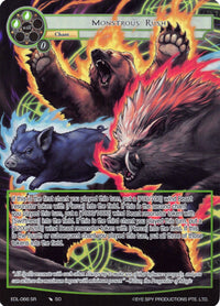 Monstrous Rush (Full Art) (EDL-066) [The Epic of the Dragon Lord] - POKÉ JEUX
