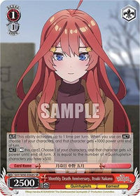 Monthly Death Anniversary, Itsuki Nakano (5HY/W90-E068S SR) [The Quintessential Quintuplets 2] - POKÉ JEUX