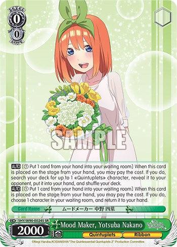 Mood Maker, Yotsuba Nakano (5HY/W90-E024S SR) [The Quintessential Quintuplets 2] - POKÉ JEUX