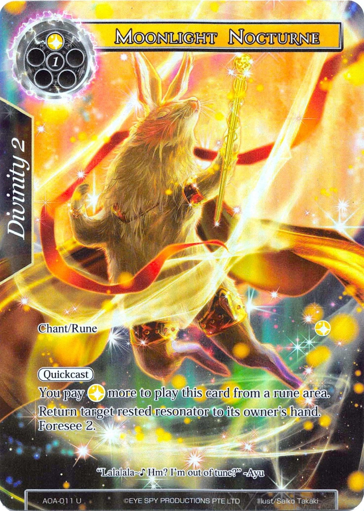 Moonlight Nocturne (Full Art) (AOA-011) [Awakening of the Ancients] - POKÉ JEUX