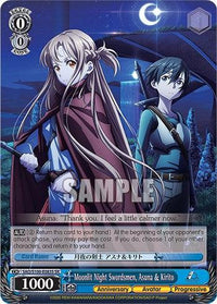 Moonlit Night Swordsmen, Asuna & Kirito [Sword Art Online Animation 10th Anniversary] - POKÉ JEUX