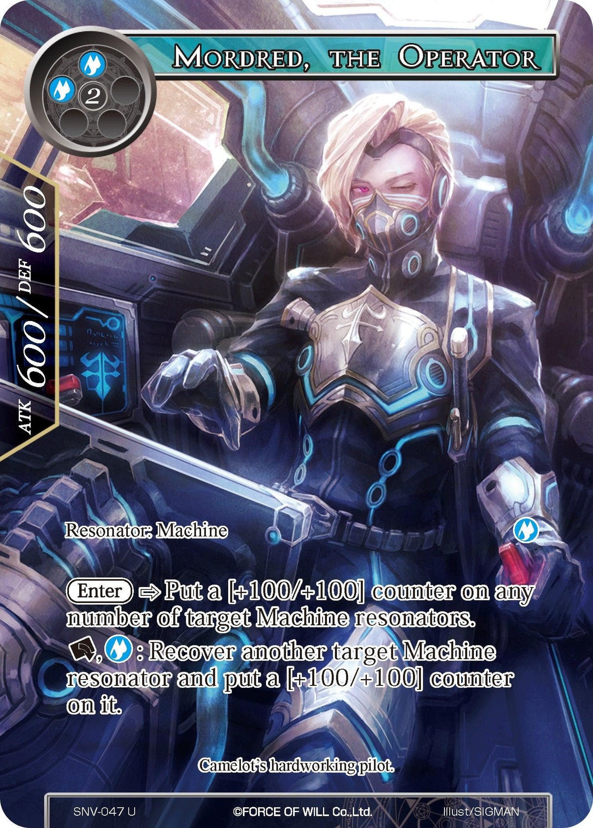 Mordred, the Operator (Full Art) (SNV-047) [The Strangers of New Valhalla] - POKÉ JEUX