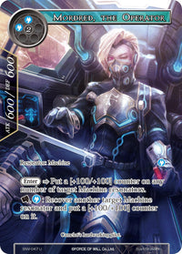 Mordred, the Operator (Full Art) (SNV-047) [The Strangers of New Valhalla] - POKÉ JEUX