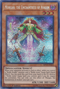 Morgan, the Enchantress of Avalon [MP19-EN223] Prismatic Secret Rare - POKÉ JEUX