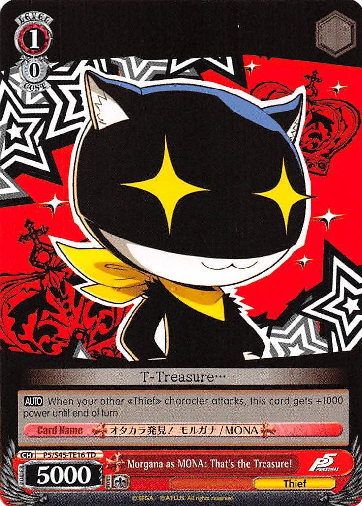 Morgana as MONA: That's the Treasure! (P5/S45-TE16 TD) [Persona 5] - POKÉ JEUX