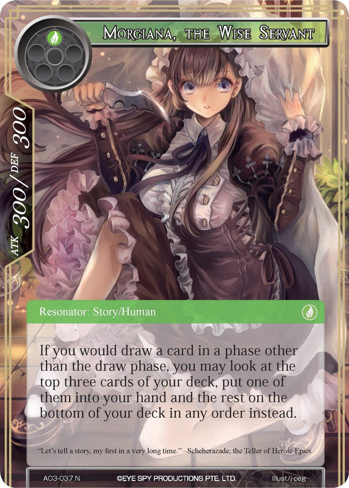 Morgiana, the Wise Servant (AO3-037) [Alice Origin III] - POKÉ JEUX
