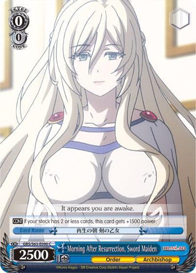 Morning After Resurrection, Sword Maiden (GBS/S63-E090 C) [Goblin Slayer] - POKÉ JEUX