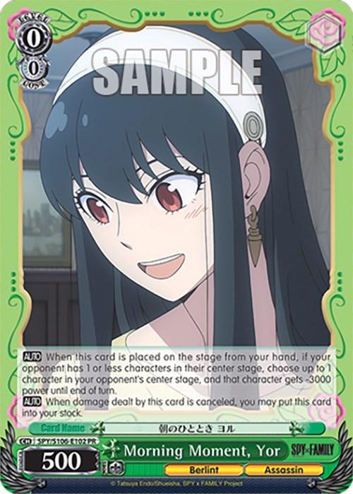 Morning Moment, Yor (SPY/S106-E102 PR) [SPY x FAMILY] - POKÉ JEUX