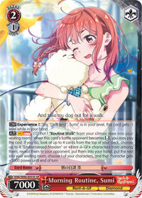 Morning Routine, Sumi (KNK/W86-E055S SR) [Rent-A-Girlfriend] - POKÉ JEUX