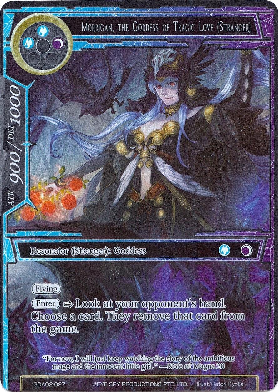 Morrigan, the Goddess of Tragic Love (Stranger) (Full Art) (SDAO2-027) [Alice Origin II Starter Deck] - POKÉ JEUX