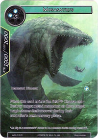 Mosasaurus (Full Art) (ADK-076) [Advent of the Demon King] - POKÉ JEUX