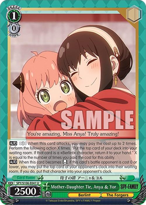 Mother-Daughter Tie, Anya & Yor (SPY/S106-E041 U) [SPY x FAMILY] - POKÉ JEUX
