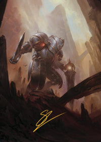 Mountain Art Card (Gold-Stamped Signature) [The Brothers' War Art Series] - POKÉ JEUX