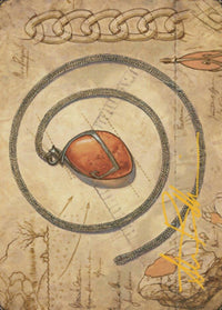 Mox Amber Art Card (Gold-Stamped Signature) [The Brothers' War Art Series] - POKÉ JEUX