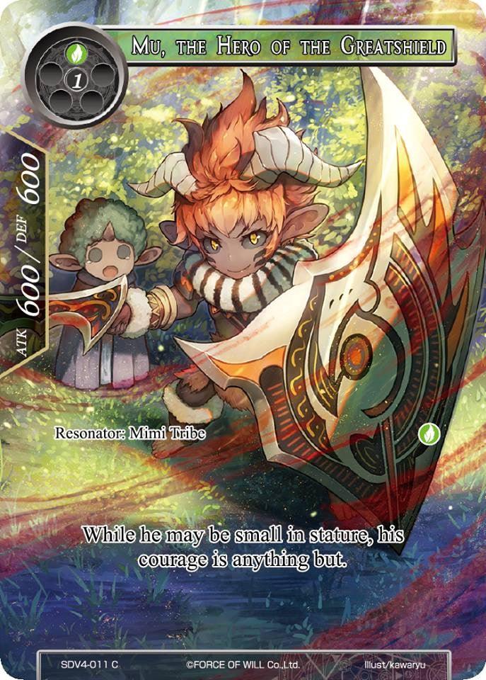 Mu, the Hero of the Greatshield (SDV4-011) [Starter Deck: Valhalla Cluster] - POKÉ JEUX