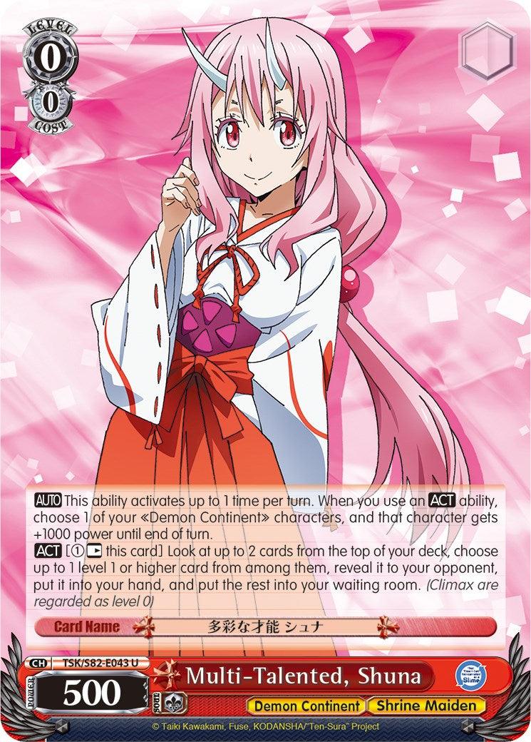 Multi-Talented, Shuna (TSK/S82-E043 U) [That Time I Got Reincarnated as a Slime Vol.2] - POKÉ JEUX
