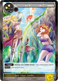 Mumble of Summer Wind (3-024) [The Shaft of Light of Valhalla] - POKÉ JEUX