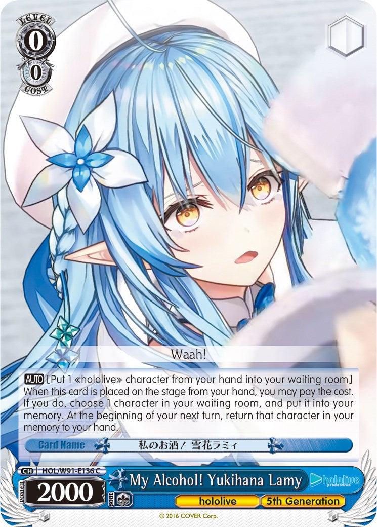 My Alcohol! Yukihana Lamy (HOL/W91-E136 C) [hololive production] - POKÉ JEUX