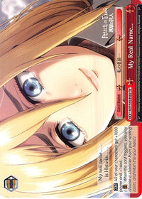My Real Name... (AOT/S50-E082 CR) [Attack on Titan Vol. 2] - POKÉ JEUX