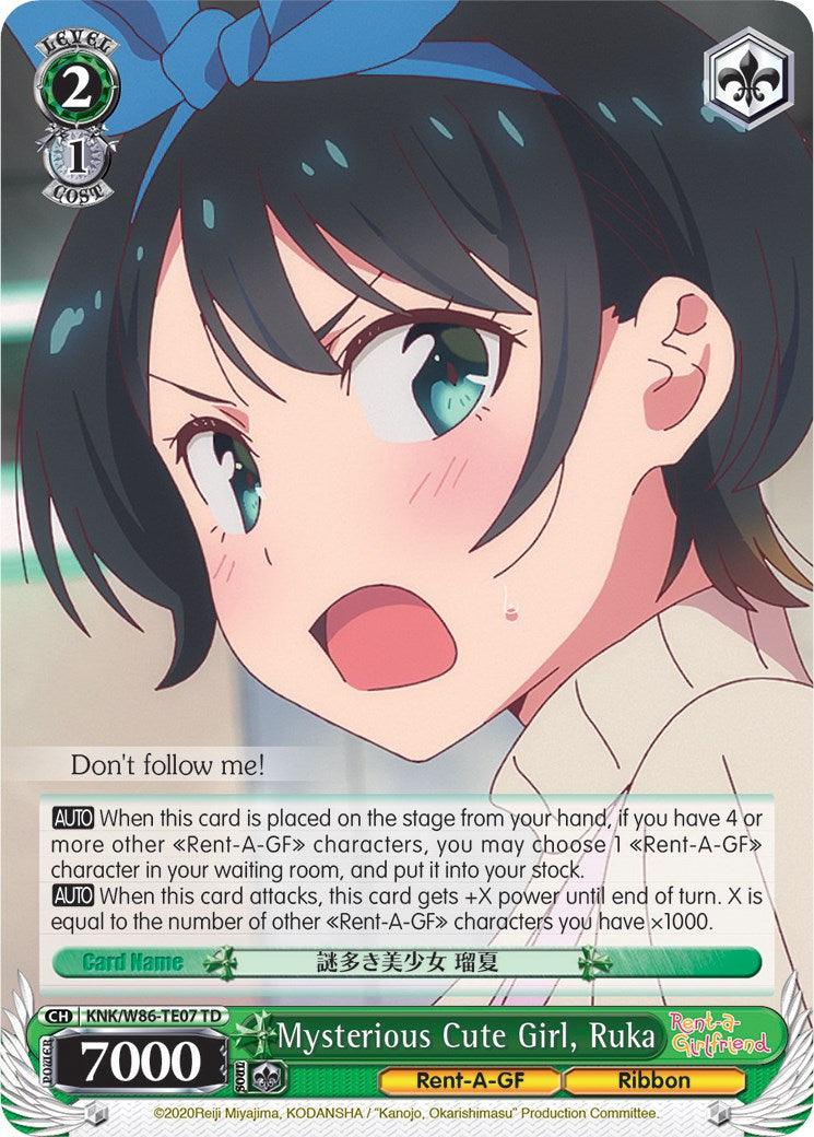Mysterious Cute Girl, Ruka (KNK/W86-TE07 TD) [Rent-A-Girlfriend] - POKÉ JEUX