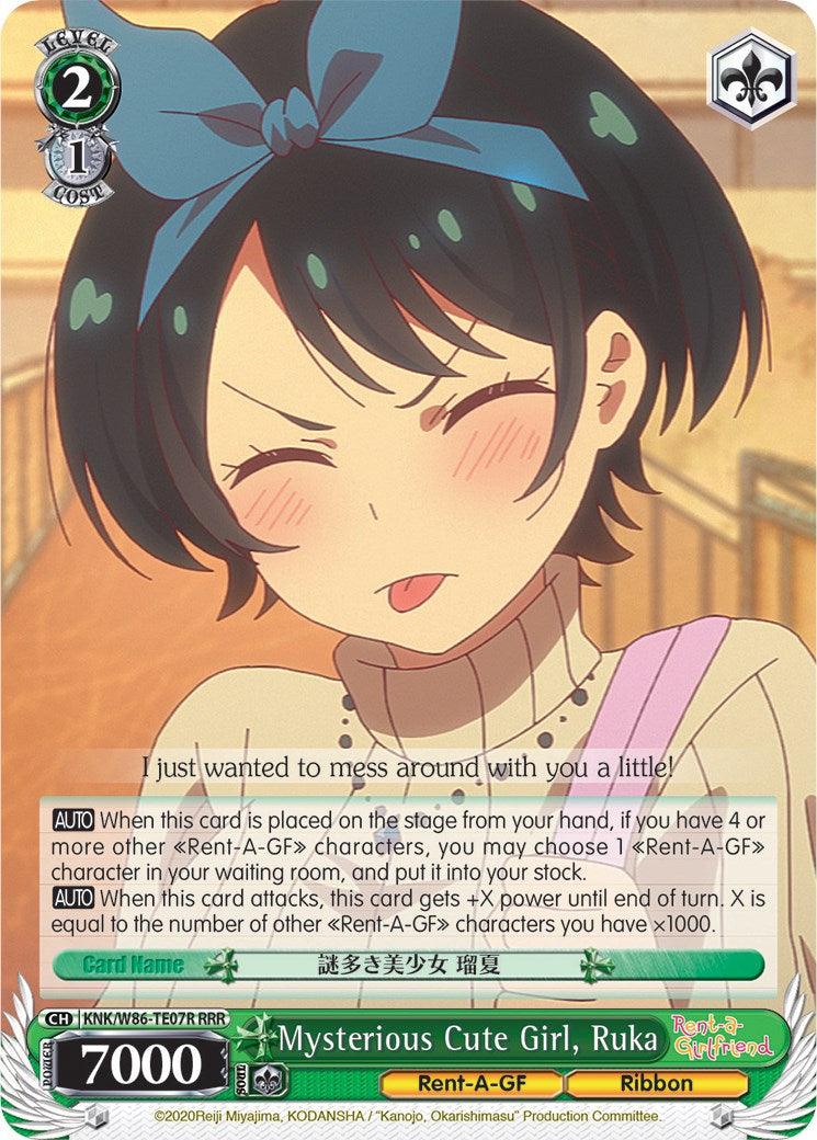 Mysterious Cute Girl, Ruka (KNK/W86-TE07R RRR) [Rent-A-Girlfriend] - POKÉ JEUX
