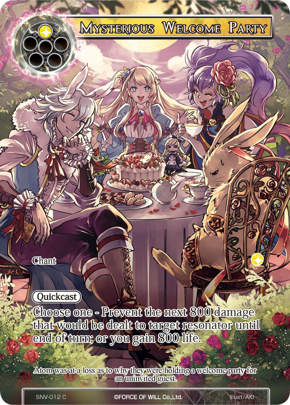 Mysterious Welcome Party (Full Art) (SNV-012) [The Strangers of New Valhalla] - POKÉ JEUX