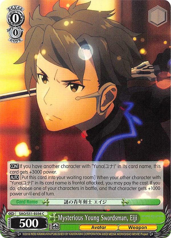 Mysterious Young Swordsman, Eiji (SAO/S51-E036 C) [Sword Art Online The Movie: -Ordinal Scale-] - POKÉ JEUX