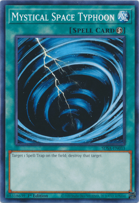 Mystical Space Typhoon [SDSA-EN033] Common - POKÉ JEUX