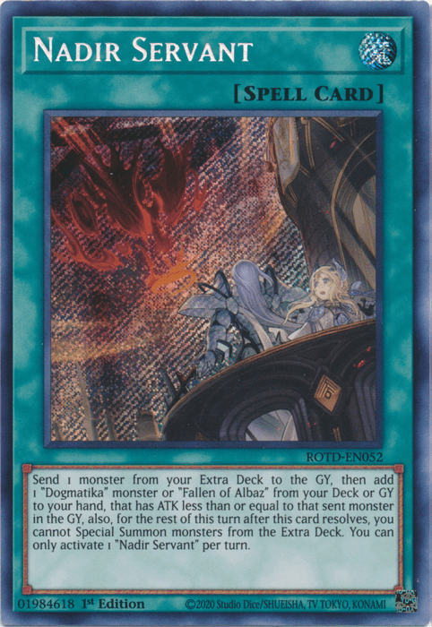 Nadir Servant [ROTD-EN052] Secret Rare - POKÉ JEUX